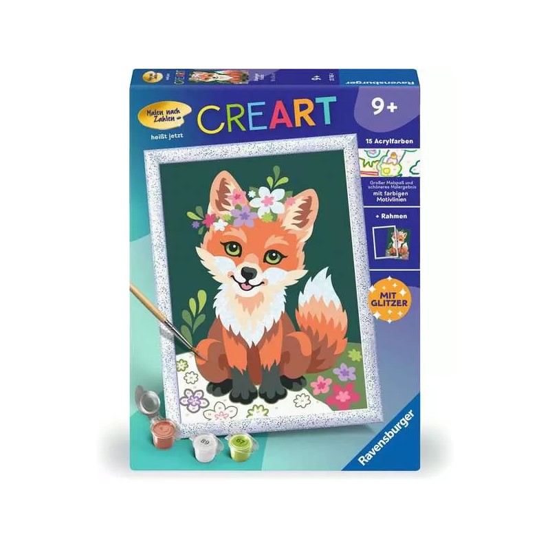 Outlet Zestaw do kolorowania według numerów farbki +ramka Ravensburger CE