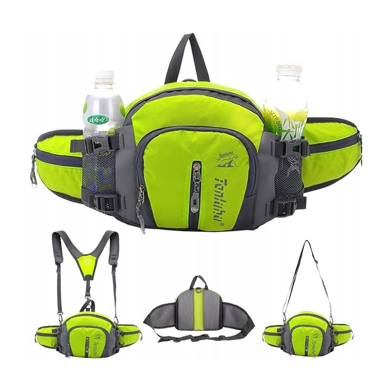 Wielofunkcyjna torba biodrowa w stylu wojskowym wodoodporna 26 x16 x 23 cm