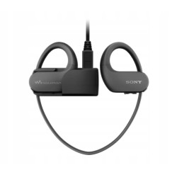 USZKODZONY MP3 Sony NW-WS413B czarny poj. 4 GB odporność na kurz i wode