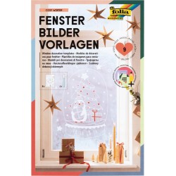 Szablony obrazów Przytulna zima, biały, 9 częściowy