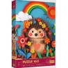 Outlet Puzzle Trefl 160 elementów Jeżyk i kwiaty 6+ CE 40-lecie