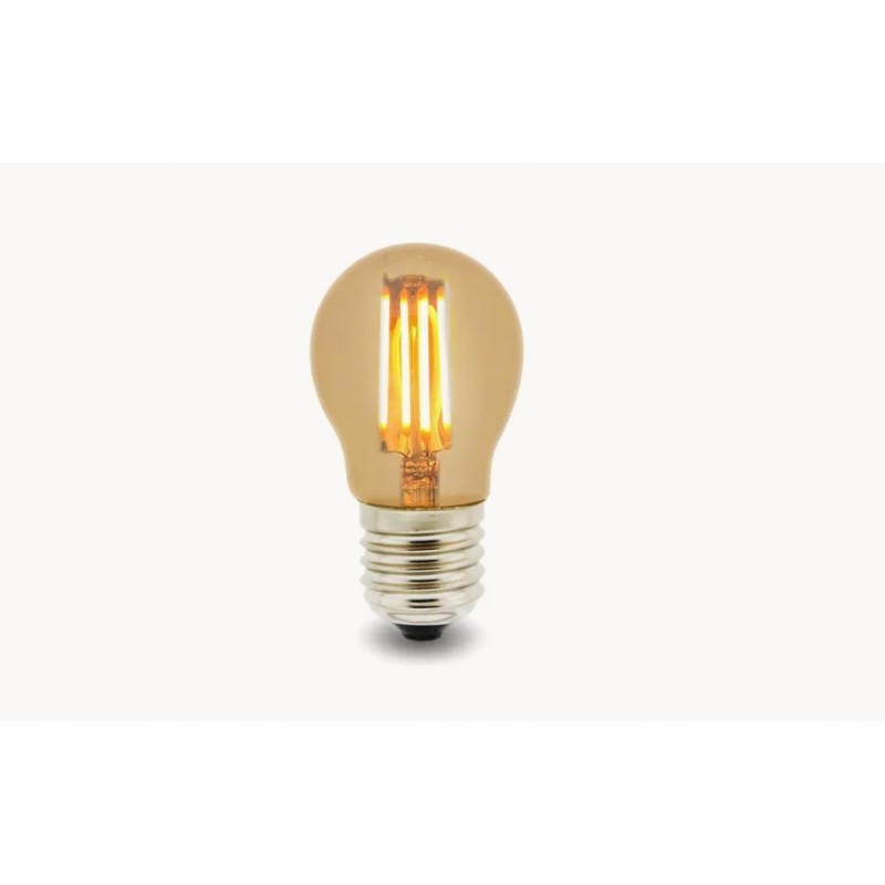 Outlet LEDME żarówka bursztynowa LED filament E27 G45 4 W 2300 K 350 LM