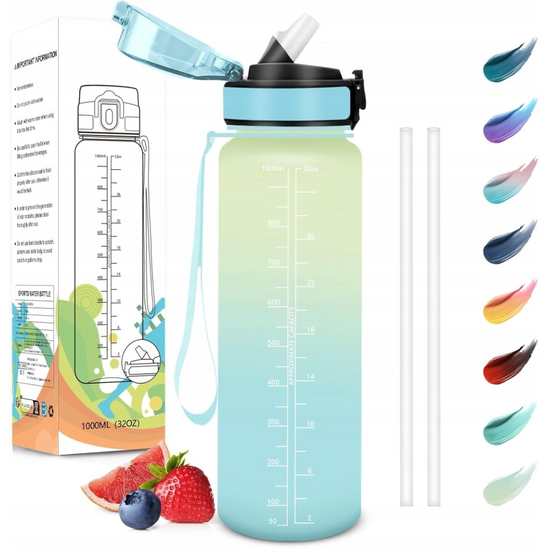 Outlet Motswedi bidon na wodę poj. 1 L BPA-free szczelny ergonomiczny OPIS