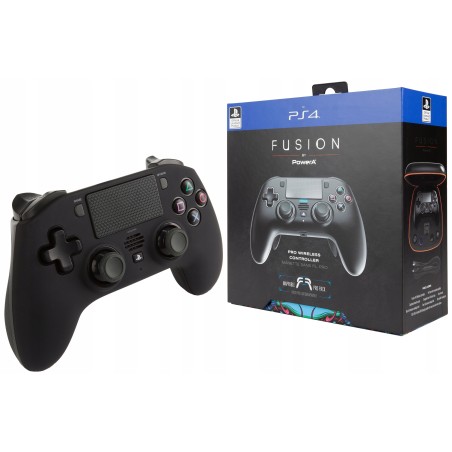 USZKODZONY Pad bezprzewodowy/przewodowy do PS4 PowerA czarny 12 przycisków