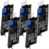 AZDelivery zestaw 5× modułów adaptera szeregowego I2C do wyświetlaczy LCD