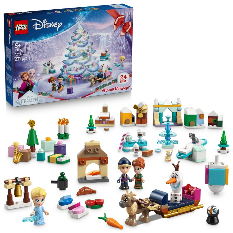 Outlet LEGO Disney Kraina Lodu 43273 Kalendarz adwentowy na rok 2025