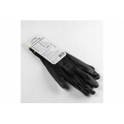 Outlet JAGST rękawice powlekane poliuretanem czarne (12 par/op.) 7 Hogert