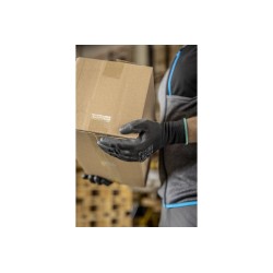 Outlet JAGST rękawice powlekane poliuretanem czarne (12 par/op.) 7 Hogert