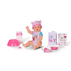 Outlet BABY BORN Interaktywna Lalka Emma Niemowlę 43 cm Bobas Akcesoria CE