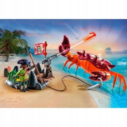 Outlet Playmobil Pirates Walka z ogromnym krabem zestaw z Figurką Pirata