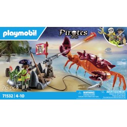 Outlet Playmobil Pirates Walka z ogromnym krabem zestaw z Figurką Pirata