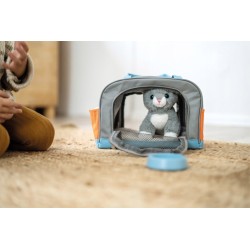 Outlet Zestaw kotek w transporterze weterynarz Small Foot + akcesoria CE