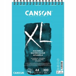 Canson xl Album spiralny akwarelowy drobnoziarnisty A4 30 kartek 300 g/m2