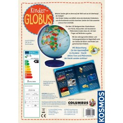 Podświetlany globus z mapą Ziemi Kosmos lampka 673024 26 cm dla dzieci CE