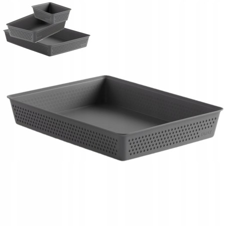 Outlet Koszyk organizer A4 do szuflady biurka pokoju 265 x 350 x 55 mm