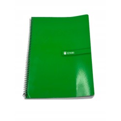 Outlet Zeszyt w kratkę 4 x 4 mm Enri Folio A4 80 kartek twarda okładka