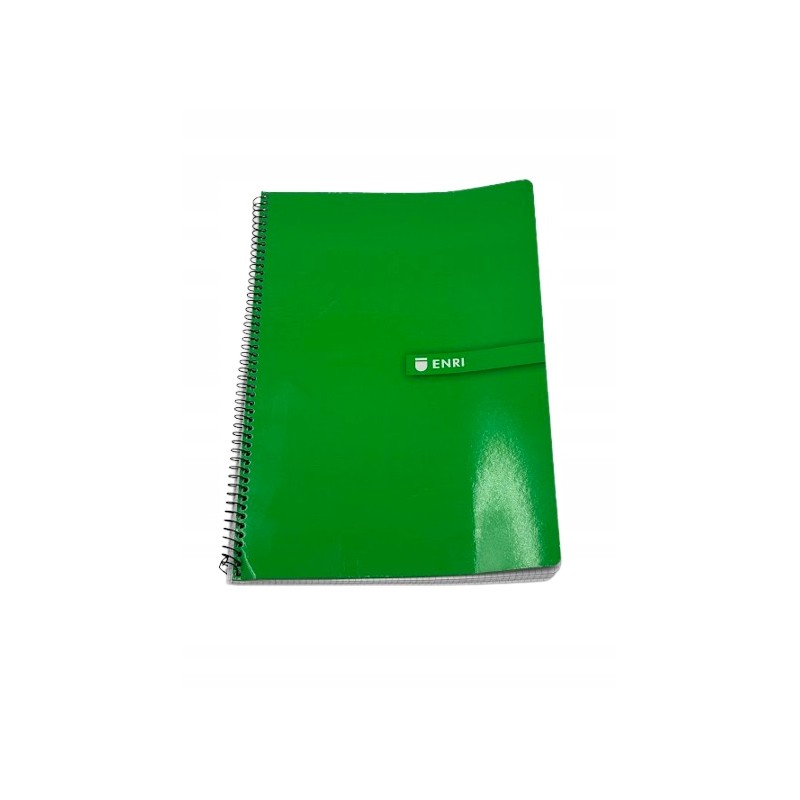 Outlet Zeszyt w kratkę 4 x 4 mm Enri Folio A4 80 kartek twarda okładka