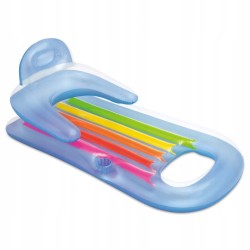 Outlet Materac fotel do pływania 160x85 cm Intex 58802 PCV 0.3 mm 3 komory