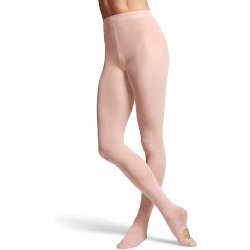 Rajstopy gładkie BLOCH T0982L 1den różowy PINK rozmiar L/XL komfortowe
