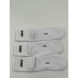 JAKO krótkie skarpety sportowe unisex białe r.43-46 oddychające 3 pary