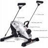 Jocca 6158 mini rower treningowy mechaniczny wyświetlacz LCD przenośny