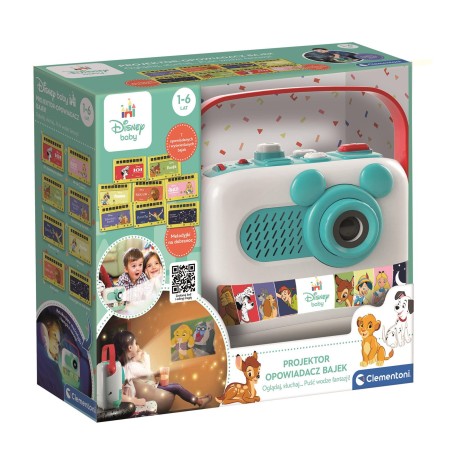 Outlet Projektor Opowiadacz Bajek Clementoni Disney Biały FRANCUSKA WERSJA