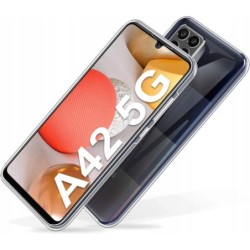 SOGUDE etui do Samsung A42 przezroczysty silikon ochrona całego telefonu