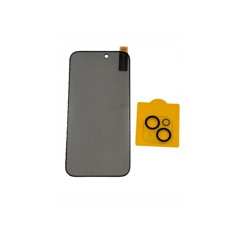 Outlet IMBZBK Szkło hartowane prywatyzujące kompatybilne iPhone 15/16