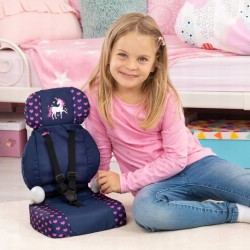 Outlet Bayer Design FOTELIK SAMOCHODOWY Deluxe dla lalek jednorożec CE