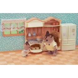 Outlet Sylvanian Families. Wiejska kuchnia z lodówką Epoch