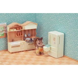 Outlet Sylvanian Families. Wiejska kuchnia z lodówką Epoch