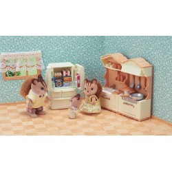 Outlet Sylvanian Families. Wiejska kuchnia z lodówką Epoch