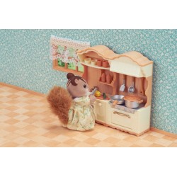 Outlet Sylvanian Families. Wiejska kuchnia z lodówką Epoch