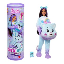 Outlet Mattel Barbie Cutie Reveal Care Bears lalka seria 2, fioletowa JFV61