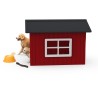 Outlet Schleich Dog kennel with golden retrievers