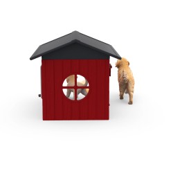 Outlet Schleich Dog kennel with golden retrievers