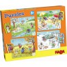 Puzzle HABA 15 elementów Cztery pory roku