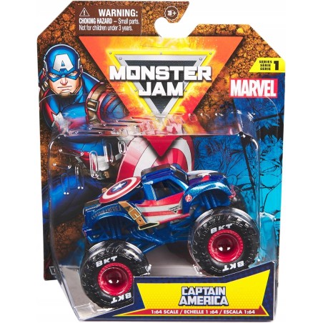 Monster Jam oryginalny monster truck Marvel THOR skala 1:64 wiek 3+ CE