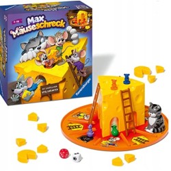 Outlet Gra planszowa Max Mäuseschreck Ravensburger j. niemiecki 2-4 graczy