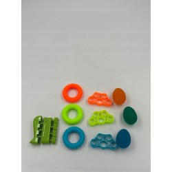 Zestaw trenażer palców/dłoni ZHYLUO 10 elementów opaski kulki pierścienie