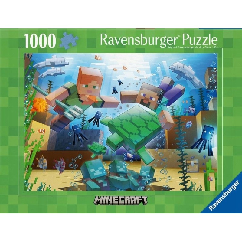 Outlet Puzzle Ravensburger Minecraft 1000 elementów