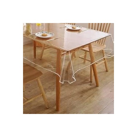 Outlet A2ZWORLD Przezroczysty prostokątny obrus PVC 140x200 cm uniwersalne