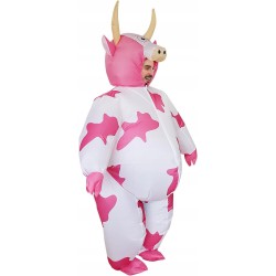 Nadmuchiwany kostium krowy przebranie halloween dla dorosłych 150-190 cm