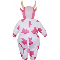 Nadmuchiwany kostium krowy przebranie halloween dla dorosłych 150-190 cm