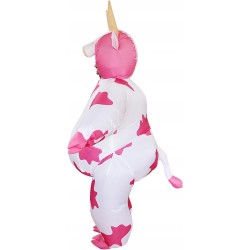 Nadmuchiwany kostium krowy przebranie halloween dla dorosłych 150-190 cm