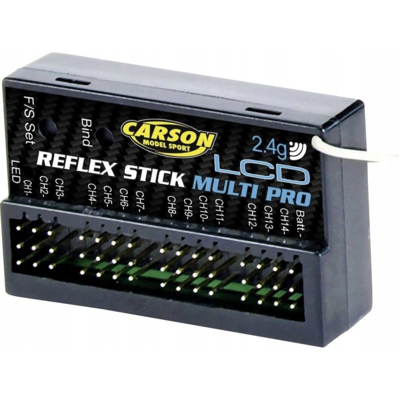 Odbiornik 500501544 Carson Reflex Stick Multi Pro LCD 2.4G 14 kanałów