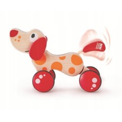 Outlet Piesek na sznurku Hape E0347