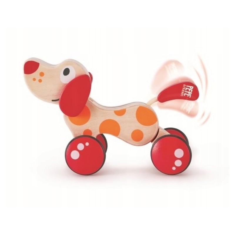 Outlet Piesek na sznurku Hape E0347