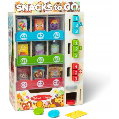 Outlet Drewniany automat z przekąskami Melissa & Doug Snacks to Go