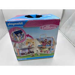 Outlet Playmobil Dollhouse przenośny domek dla lalek z wyposażeniem 70985